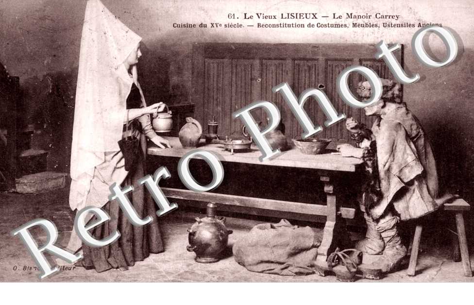 le Manoir Carrey, Cuisine du XVeme siecle