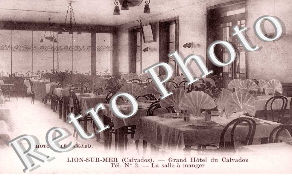 Lion-sur-Mer, Grand Hotel du Calvados, la Salle a Manger