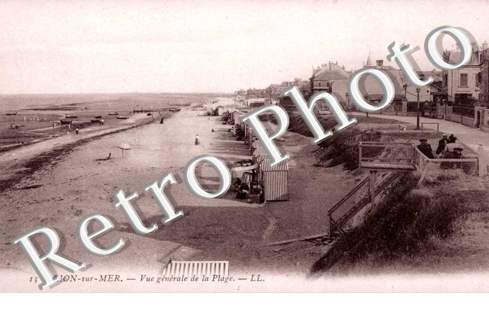 Lion-sur-Mer, Vue Generale de la Plage