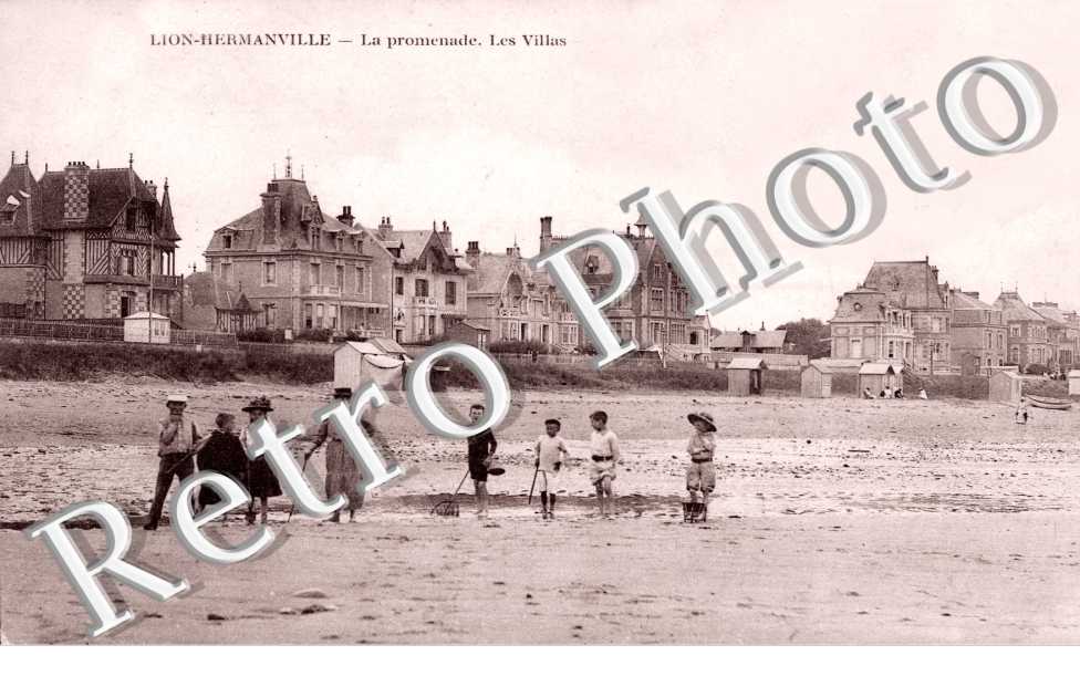 Lion-sur-Mer, la Promenade, les Villas