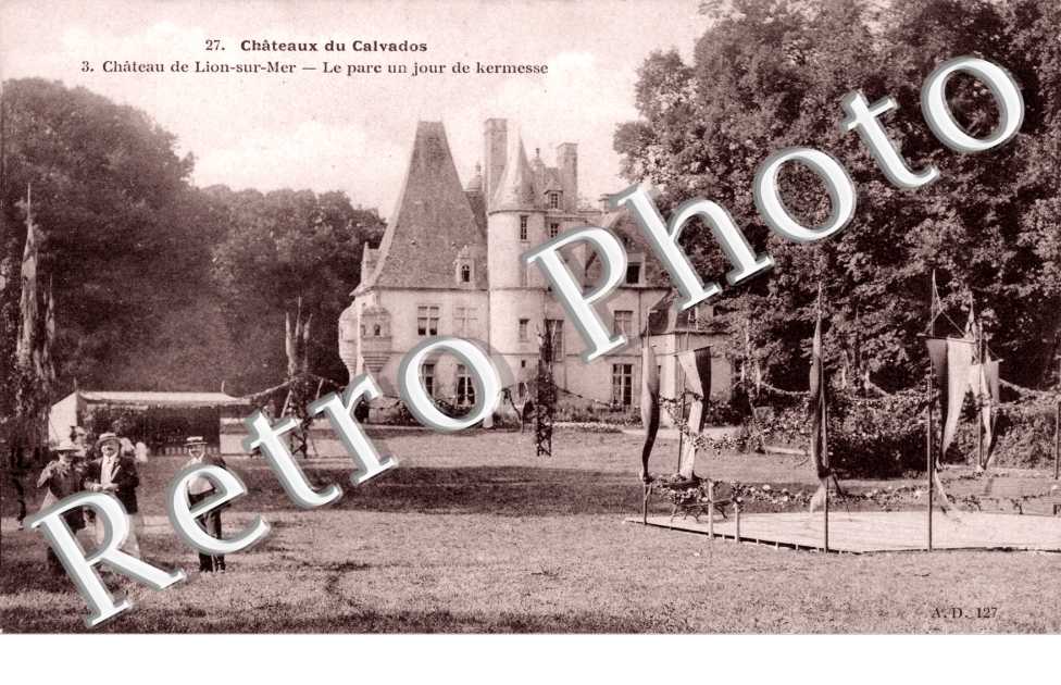 le chateau le parc un jour de kermesse