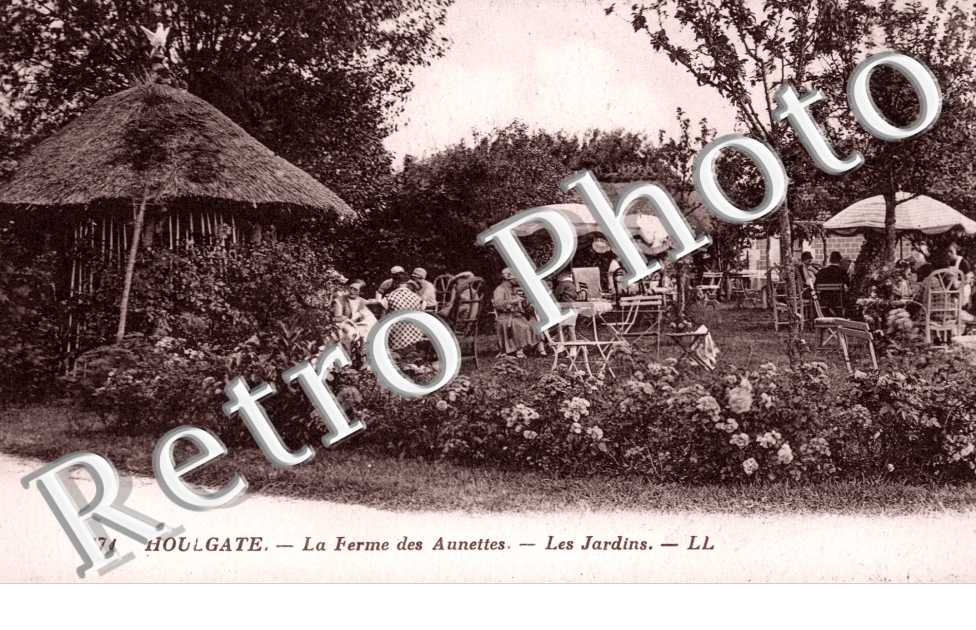 la ferme des Aunettes, les jardins