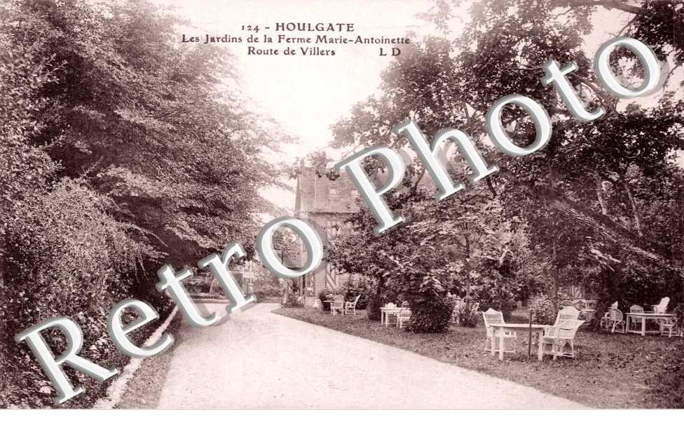 les jardins de la ferme Marie-Antoinette, route de Villers
