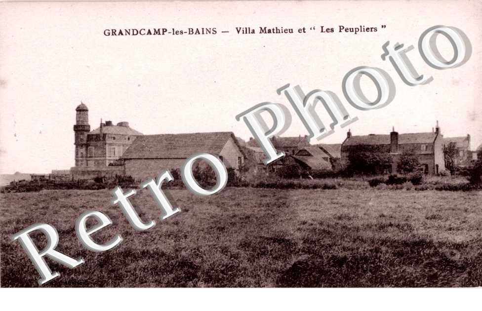 Villa Mathieu et les peupliers