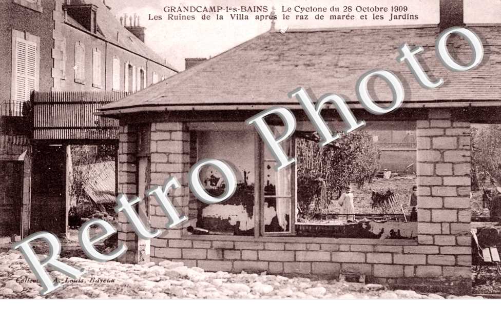 le cyclone du 28 octobre 1909 Les ruines de la villa