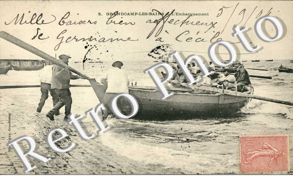 Grandcamp-les-Bains, l&#039;Embarquement