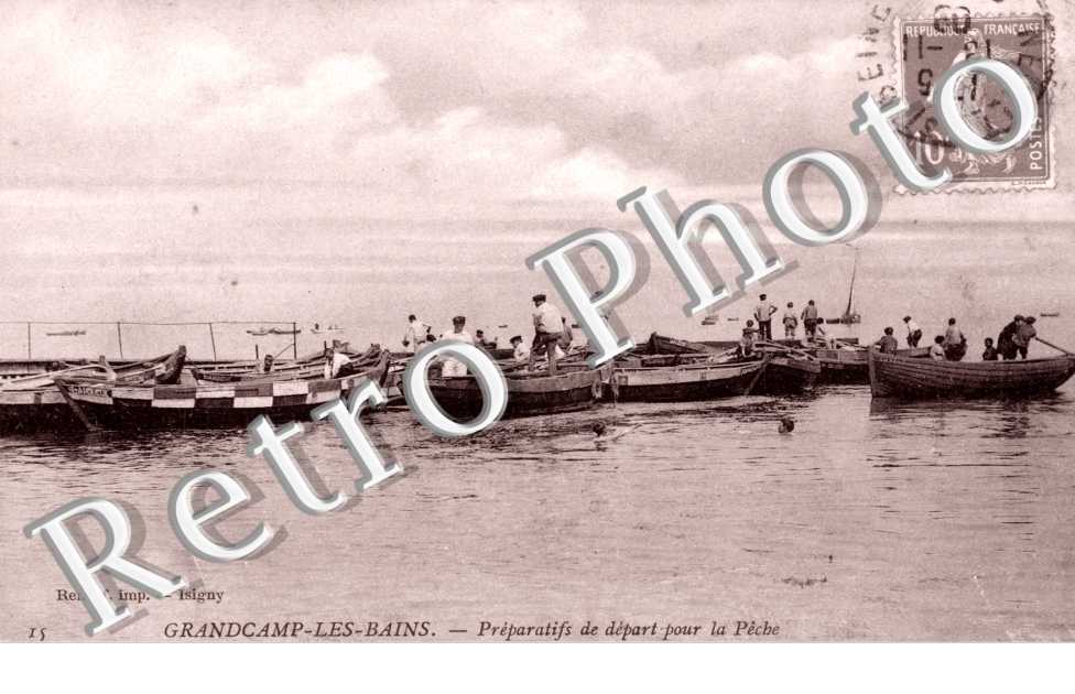 Grandcamp-les-Bains, Preparatifs de depart pour la Peche