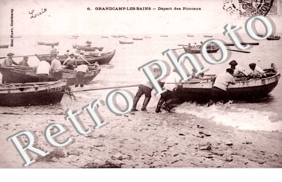 Grandcamp-les-Bains, Depart des Picoteux
