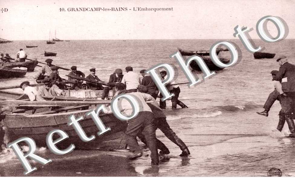 Grandcamp-les-Bains, l&#039;Embarquement