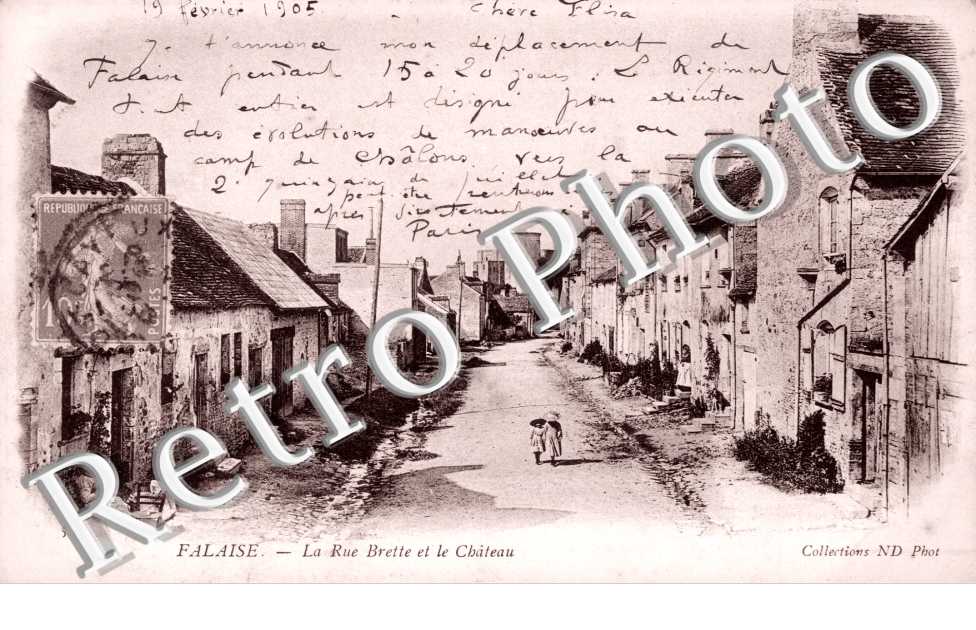 la rue Brette et le chateau