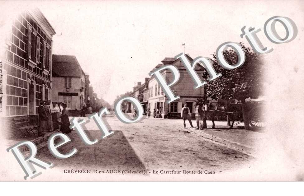 le carrefour route de Caen