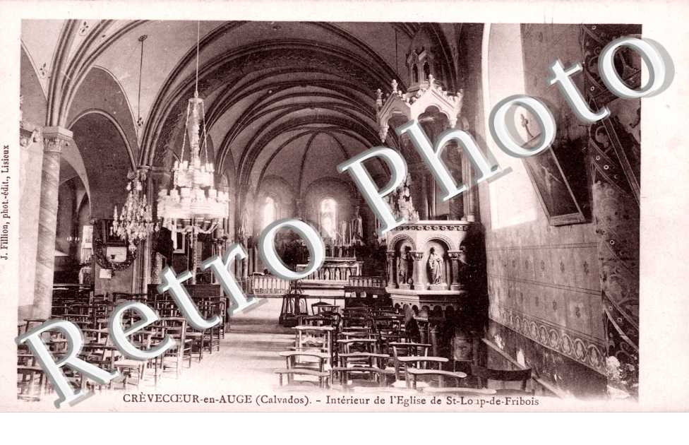 interieur de l&#039;eglise de Saint Loup de Fribois