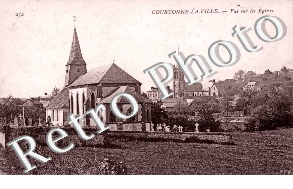 Courtonne la Ville vue sur les eglises