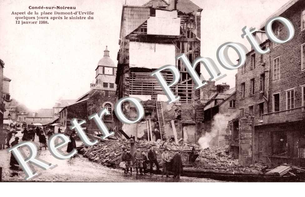 Place dumont d'urville quelques jours pares le sinistre du 12 janvier 1908