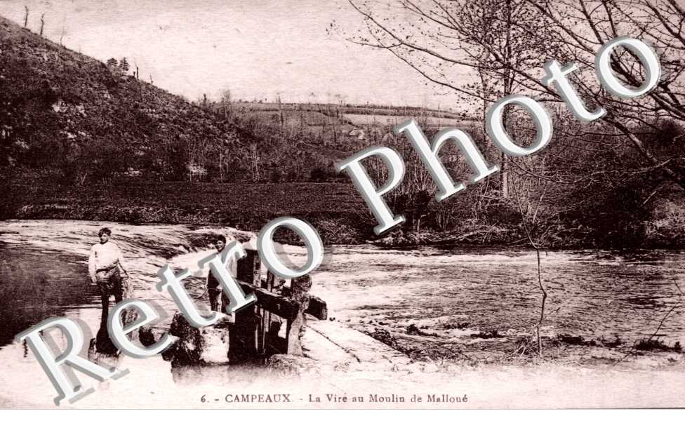la Vire au moulin de Malloue