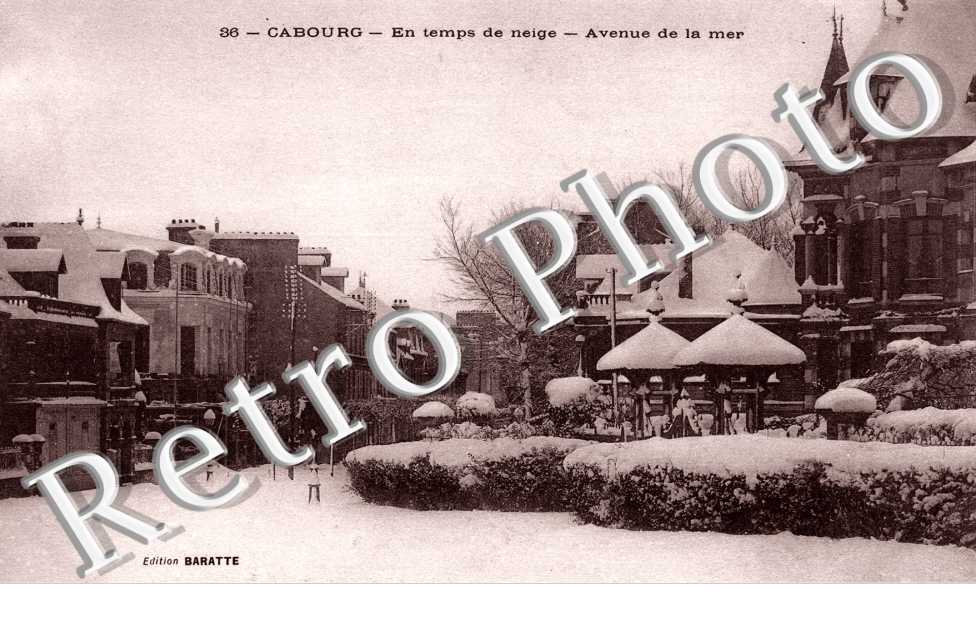 en temps de neige -l&#039;Avenue de la Mer 