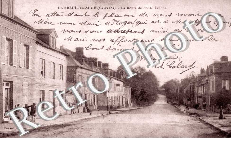 la route de Pont l&#039;Eveque