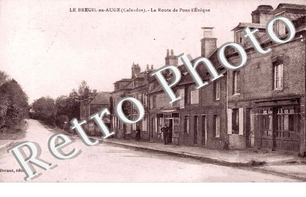 la route de Pont l&#039;Eveque