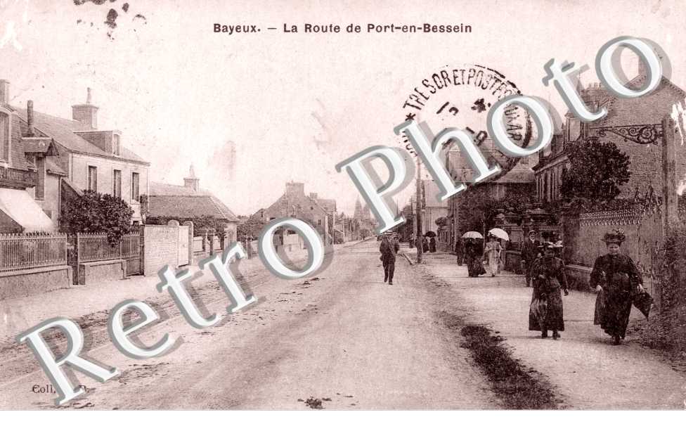 la route de Port en Bessin