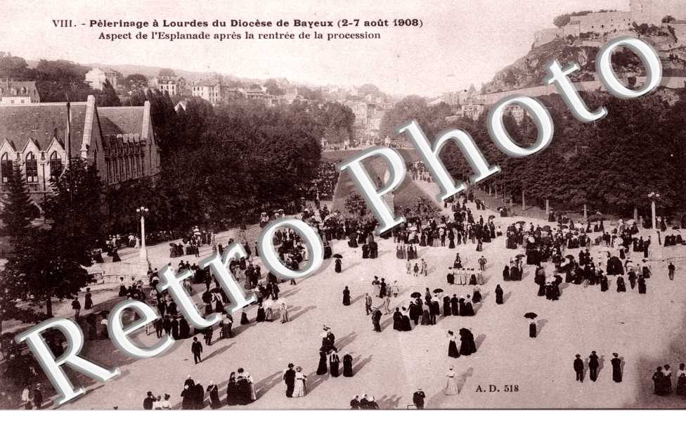 Pelerinage a Lourdes du Diocese de Bayeux (2-7 aout 1908)