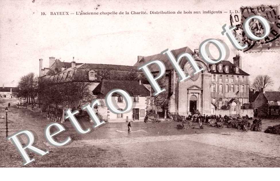 l&#039;ancienne chapelle de la Charite Distribution de bois aux indigents