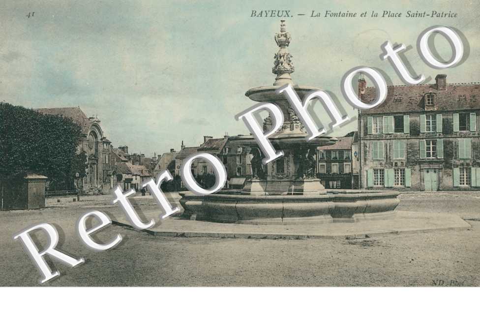 la Fontaine et la Place Saint-Patrice