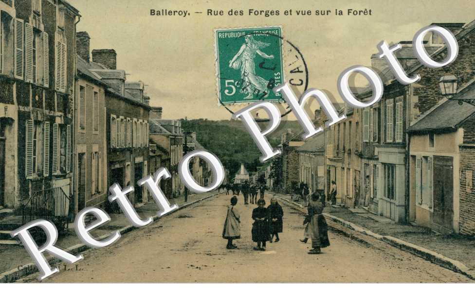 rue des forges, et vue sur la foret