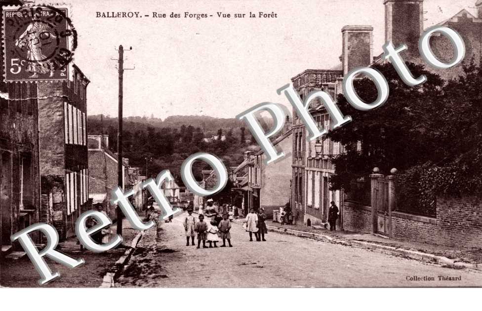 Rue des Forges - vue sur la foret