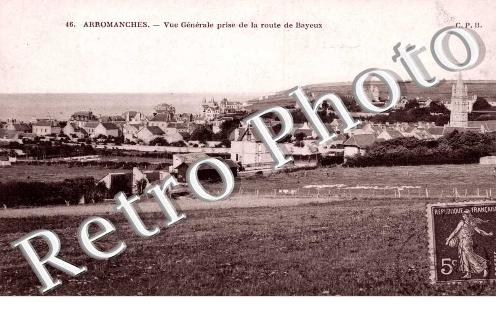 vue generale prise de la route de bayeux