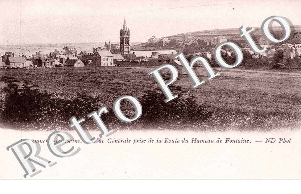 vue generale prise de la route du Hameau de Fontaine