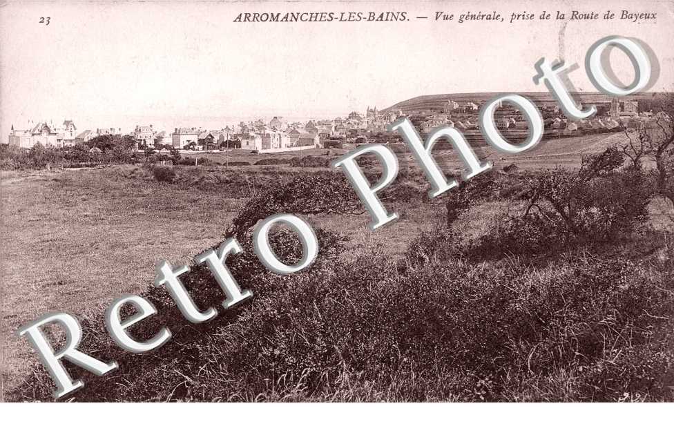 vue generale prise de la route de Bayeux