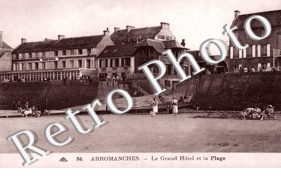 Le grand hotel et la plage