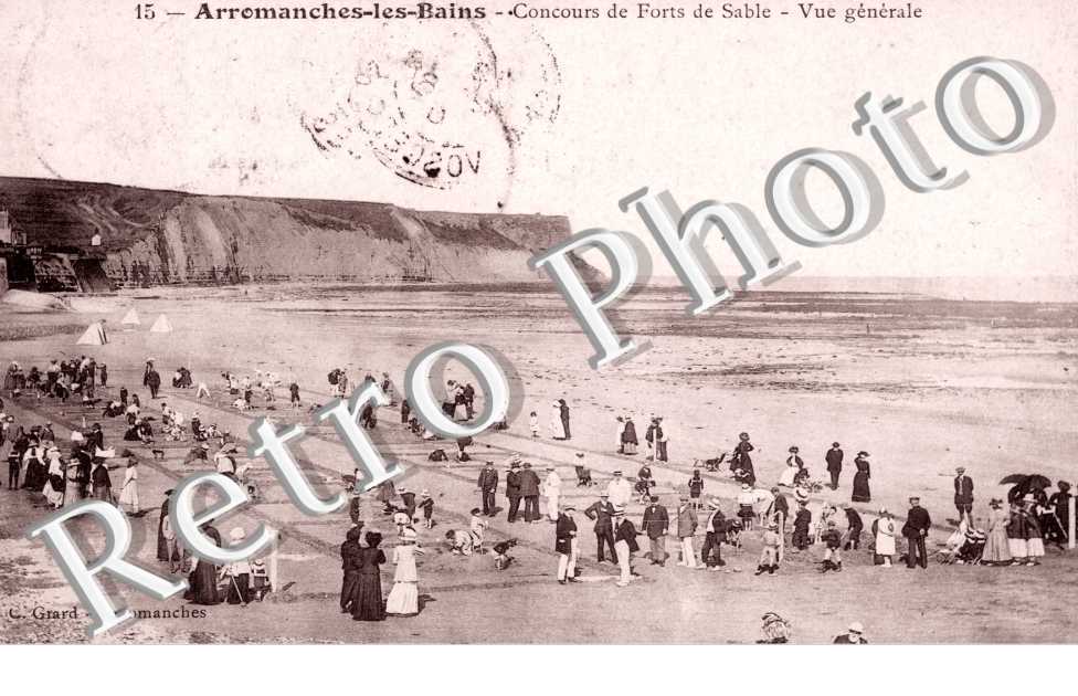 concours de forts de sable, vue generale