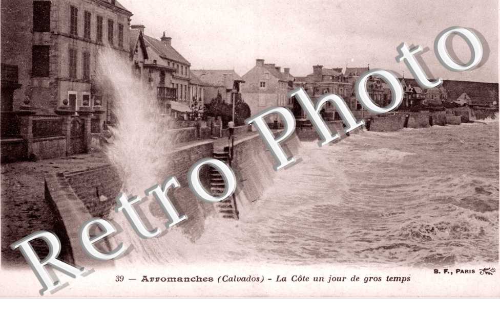 La cote un jour de gros temps