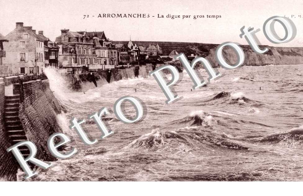 La digue par gros temps