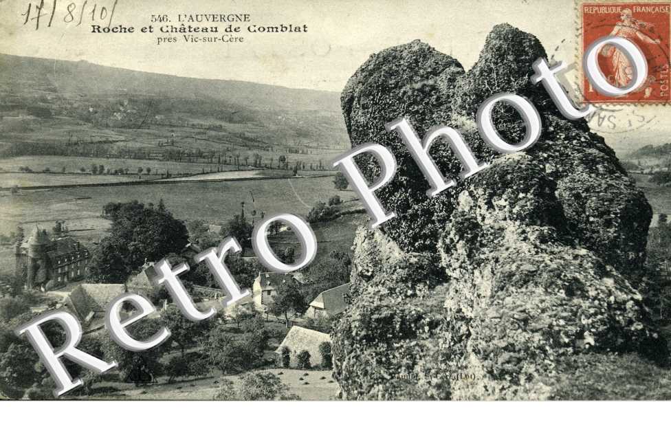 roche et chateau de Comblat