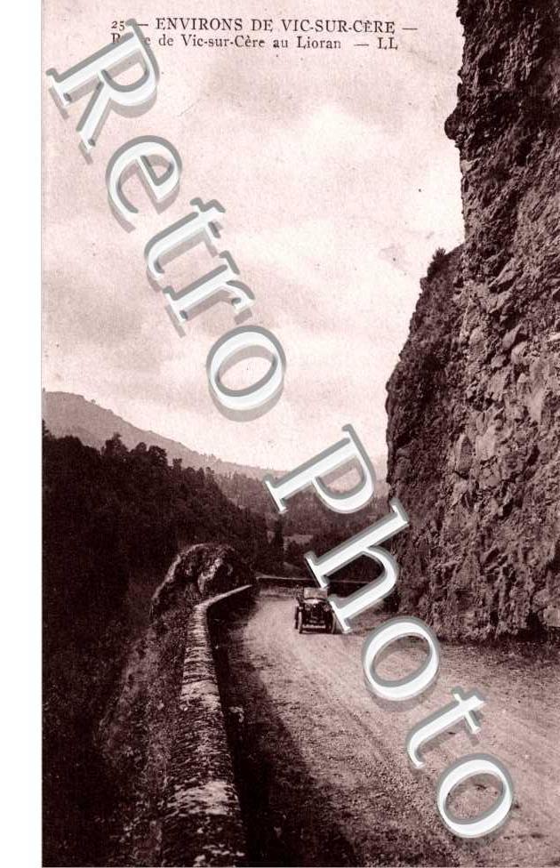 la route de vic sur Cere au Lioran