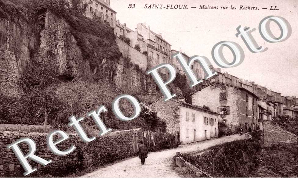 maisons sur les rochers