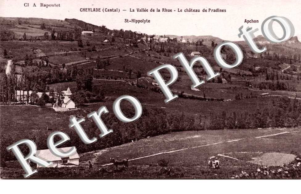 Vallee de la Rhue - chateau de Pradines