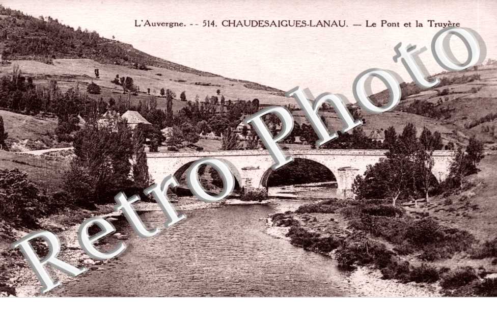 Pont de Lanau sur la Truyere