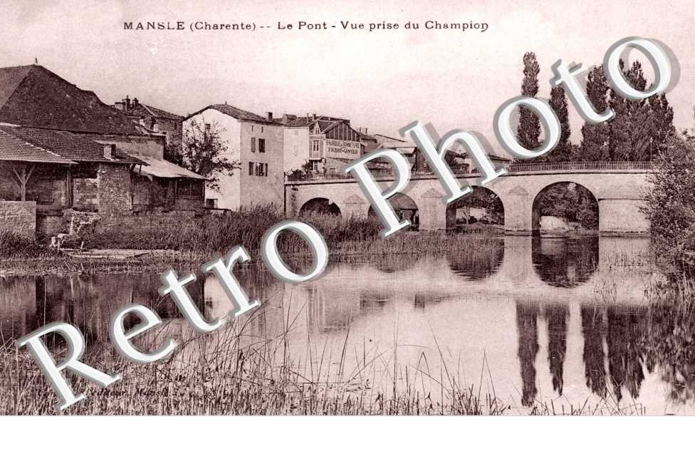 le pont, vue prise du Champion