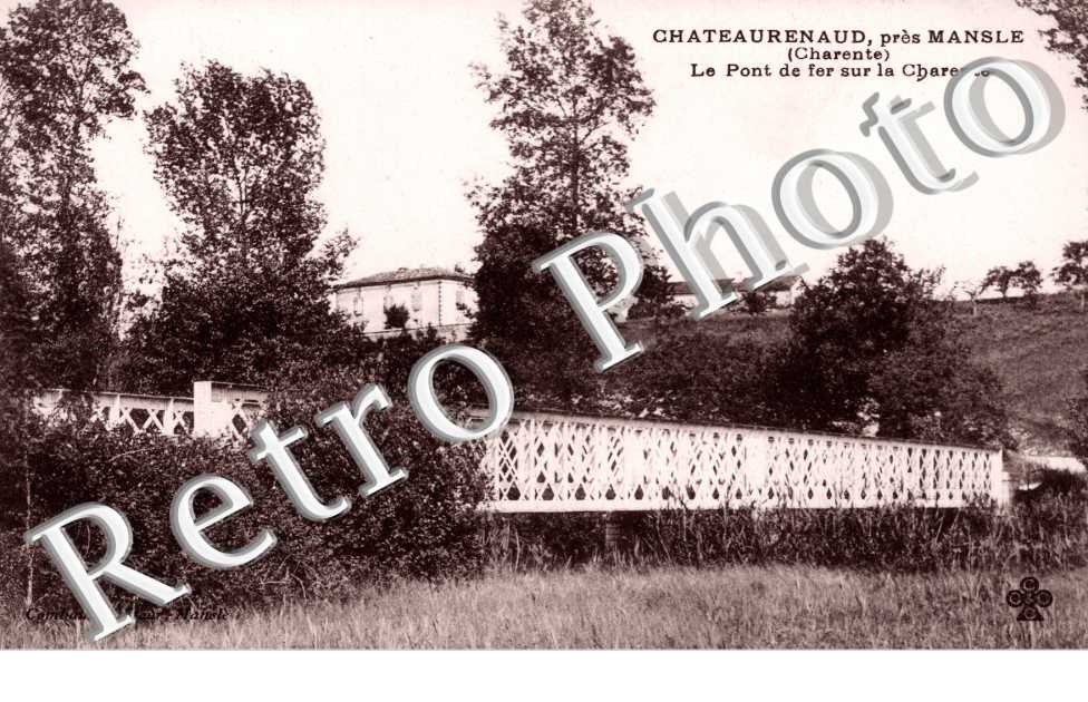 Chateaurenard - le Pont de fer sur la Charente