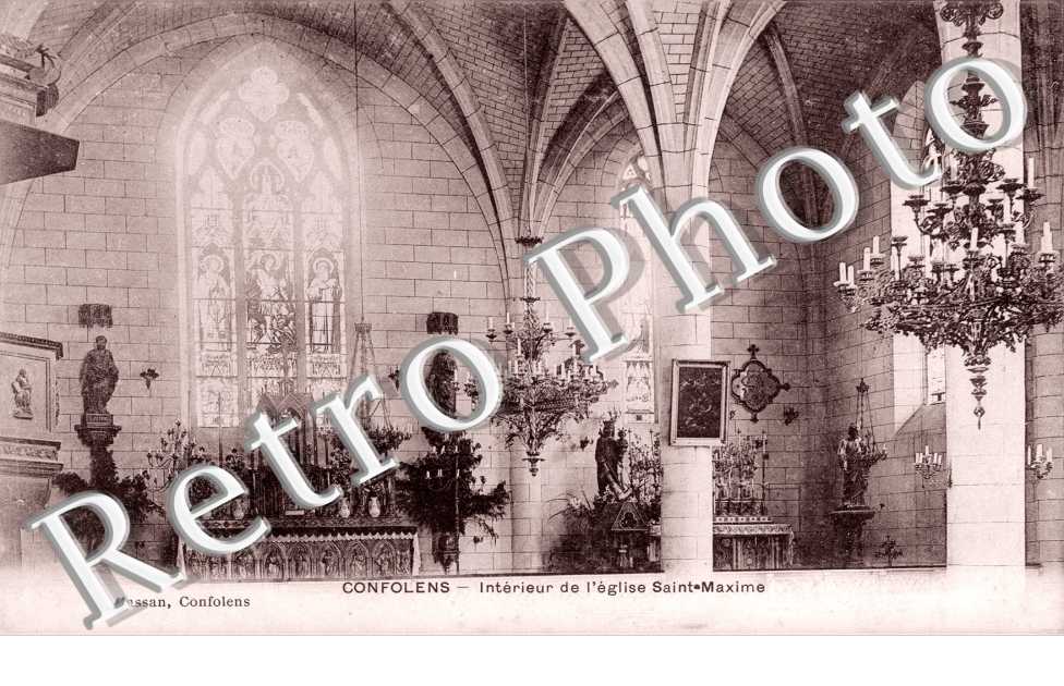 Interieur de l&#039;eglise Saint Maxime