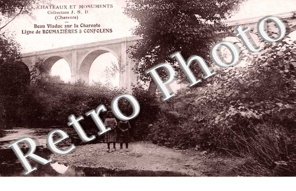 Viaduc - ligne de Roumazieres a Confolens