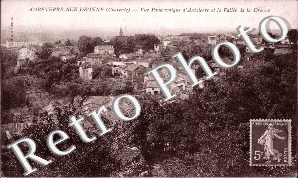 Vue generale et Vallee de la Dronne