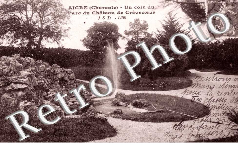 Un coin du parc du Chateau de Crevecoeur