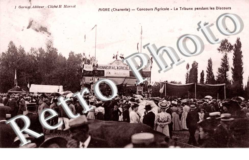 concours agricole, la tribune pendant les Discours