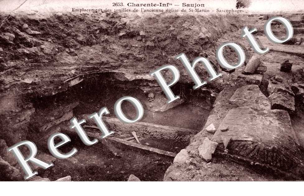 Emplacement des fouilles de l'ancienne eglise sdt-martin