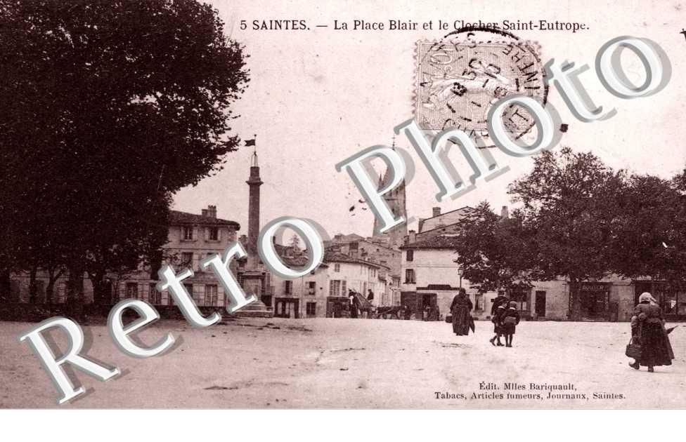 la Place Blair et le Clocher Saint-Eutrope
