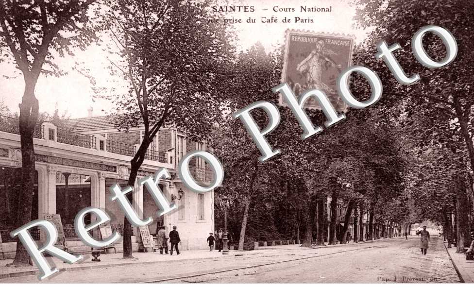 Cours National, Vue prise du Cafe